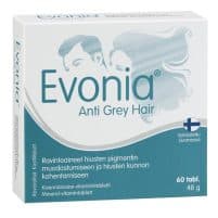 Evonia Anti Grey Hair x60 tablets for healthy hair and normal hair pigmentation