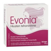 Evonia Hair Growth x56 capsules for healthy hair growth and stronger hair roots