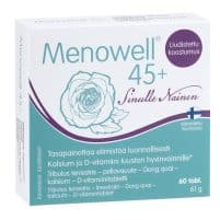 Menowell 45 plus tablets for hormonal balance and bone health support for women