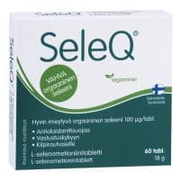 SeleQ selenium tablets with organic L-selenomethionine for thyroid immune and antioxidant support