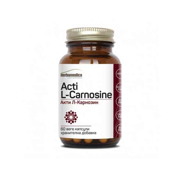 ACTI L-Carnosine 200mg 60 capsules antioxidant supplement