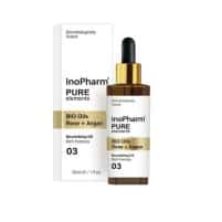 InoPharm Pure Elements Face and neck serum with organic rose and argan oils x30 ml