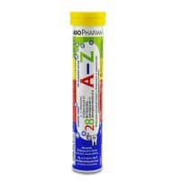 A to Z - 28 vitamins minerals and trace elements 20 orange-flavored effervescent tablets