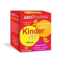KINDER FIT Liquid multivitamins for children with orange and pear flavor 150 ml + Gift: Jumping plasticine