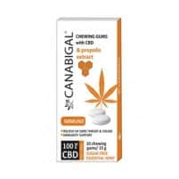Cannabigal IMUNO chewing gum - 100 mg CBD and propolis/10 pcs.