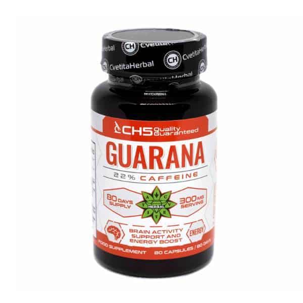 GUARANA – GUARANA 80 CAPSULES X 300 MG